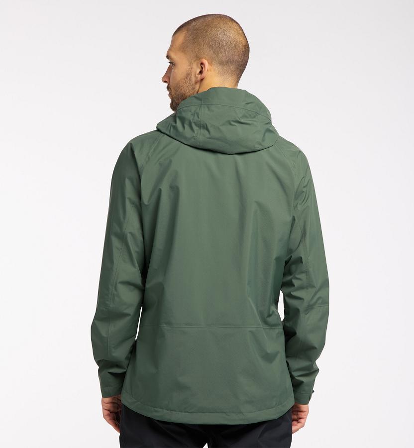 Haglöfs Mens Astral GTX Jacket Dark Green New Zealand 63897XFJS